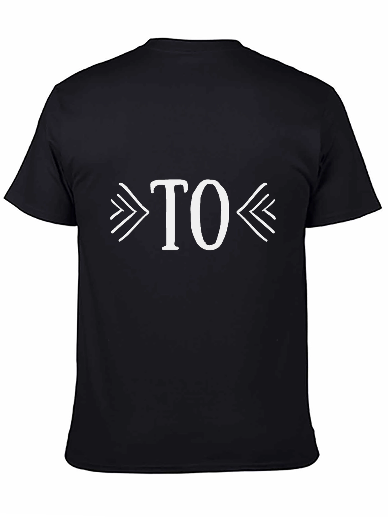 Modern TO Graphic Black T-Shirt