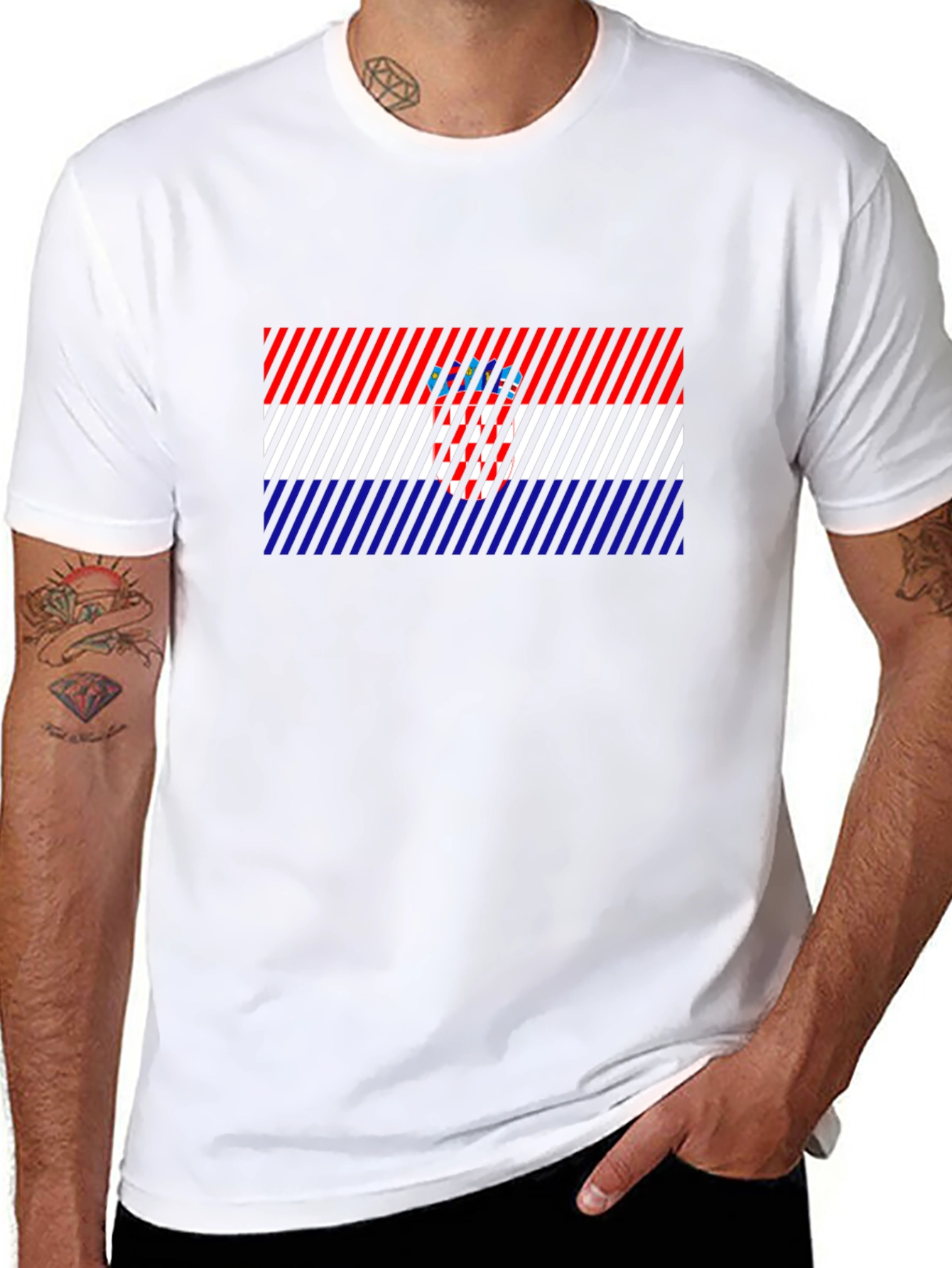 Croatia Flag Graphic T-Shirt - Stylish Patriotic Tee