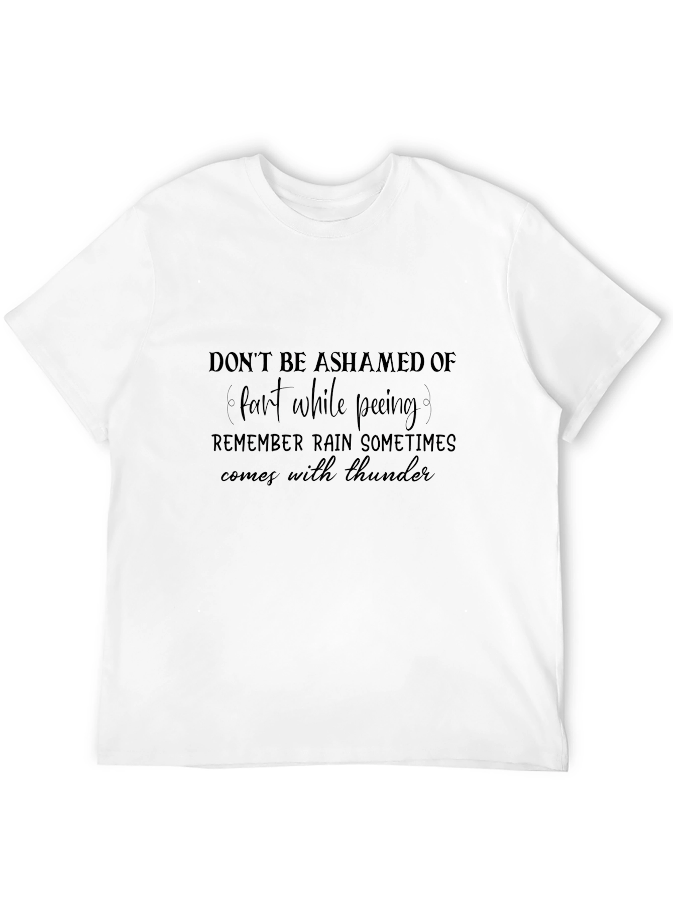 Funny Farting While Peeing T-Shirt