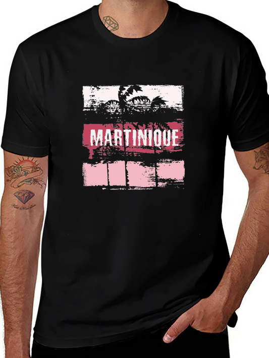 Martinique Palm Tree Graphic T-Shirt