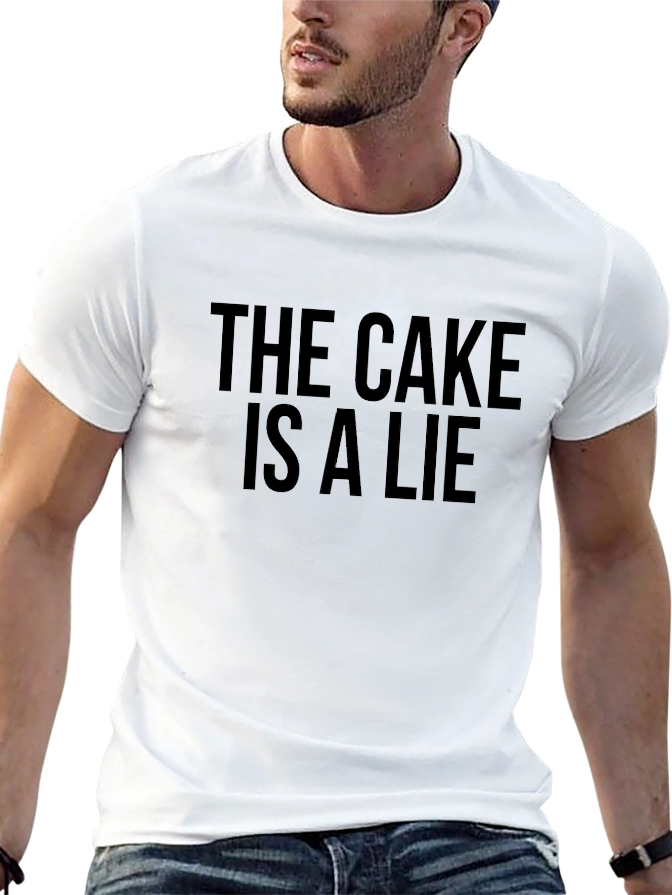 The Cake Is A Lie Graphic T-Shirt