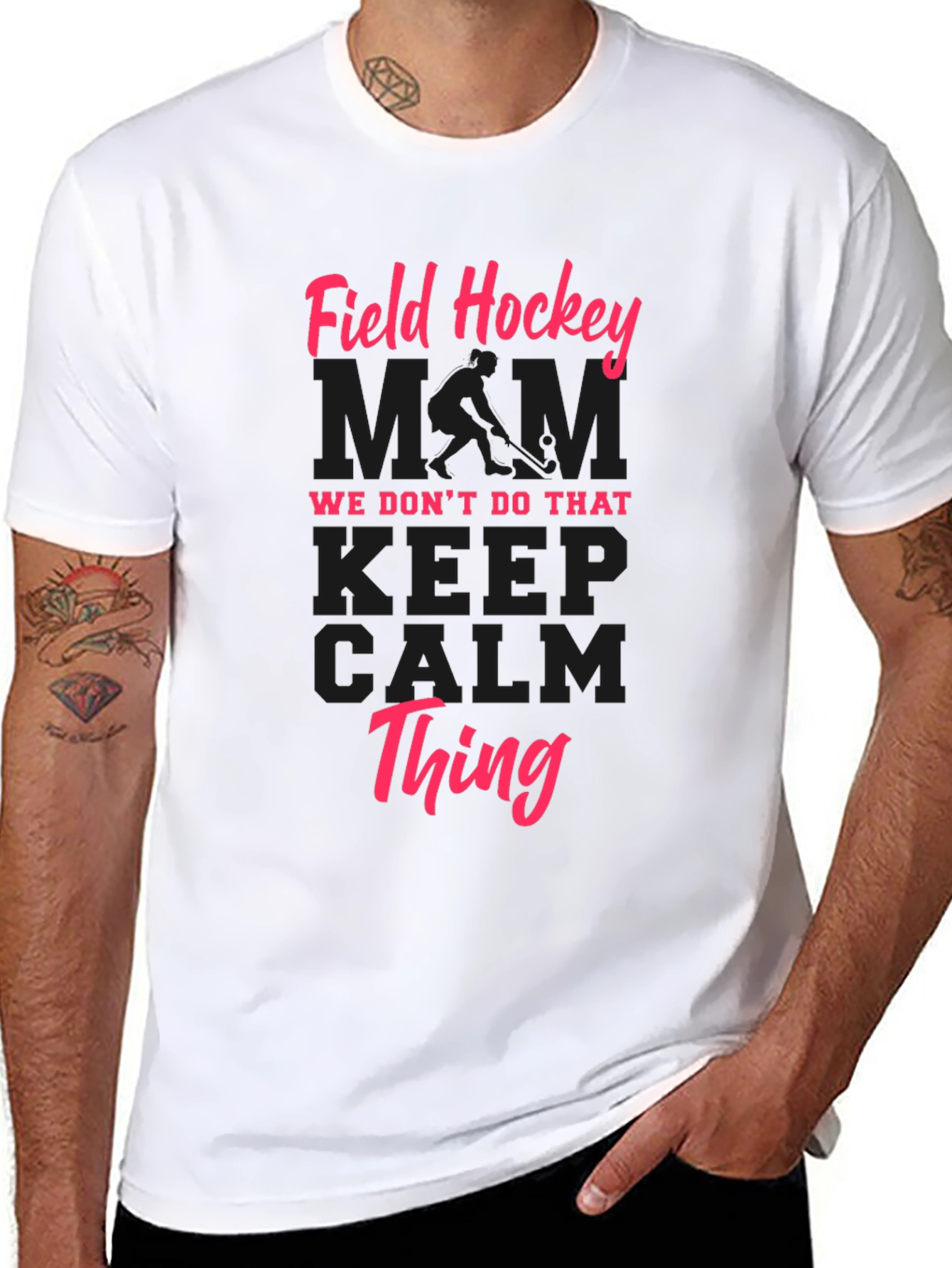 Field Hockey Mom Graphic T-Shirt