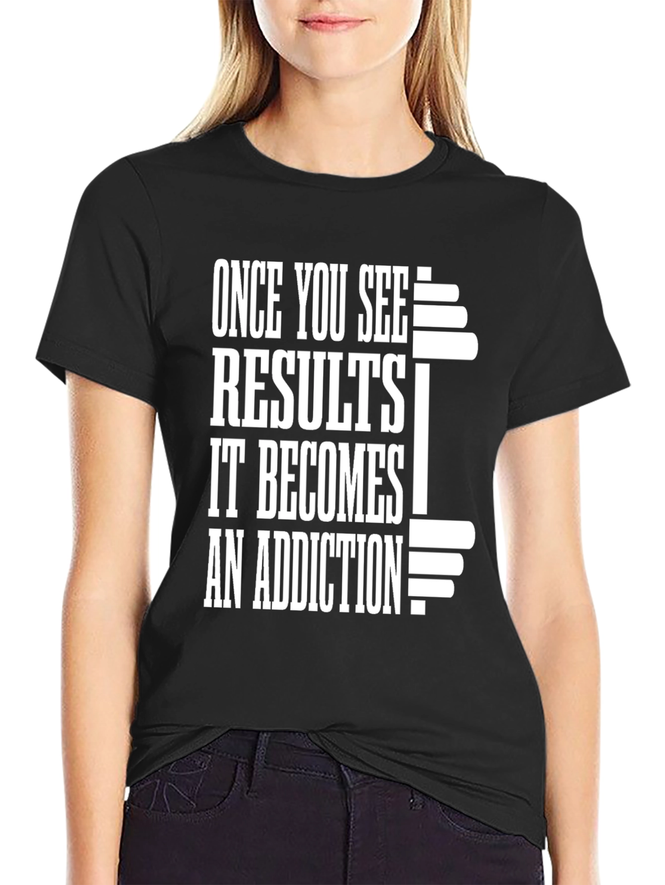 Results Addiction Gym T-Shirt