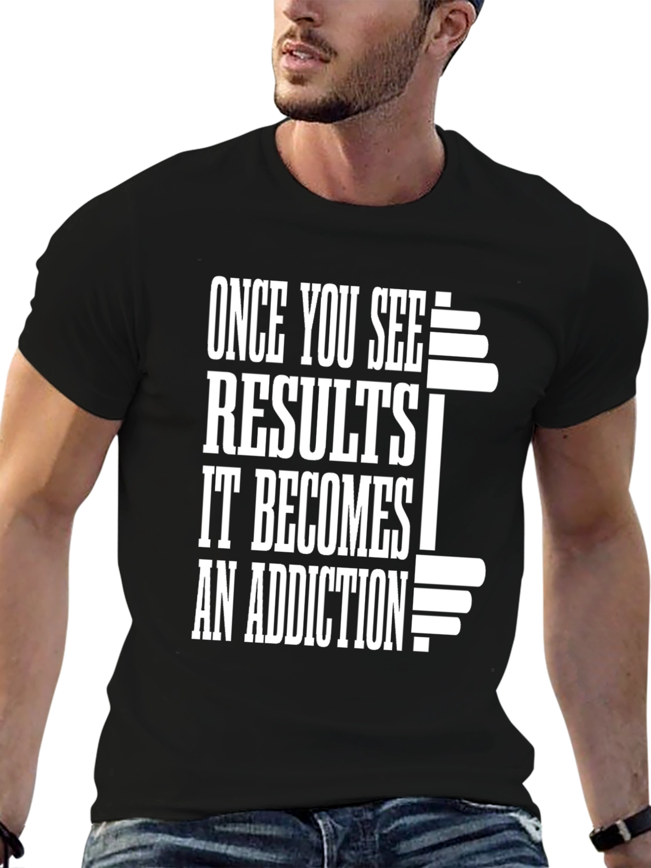 Results Addiction Gym T-Shirt