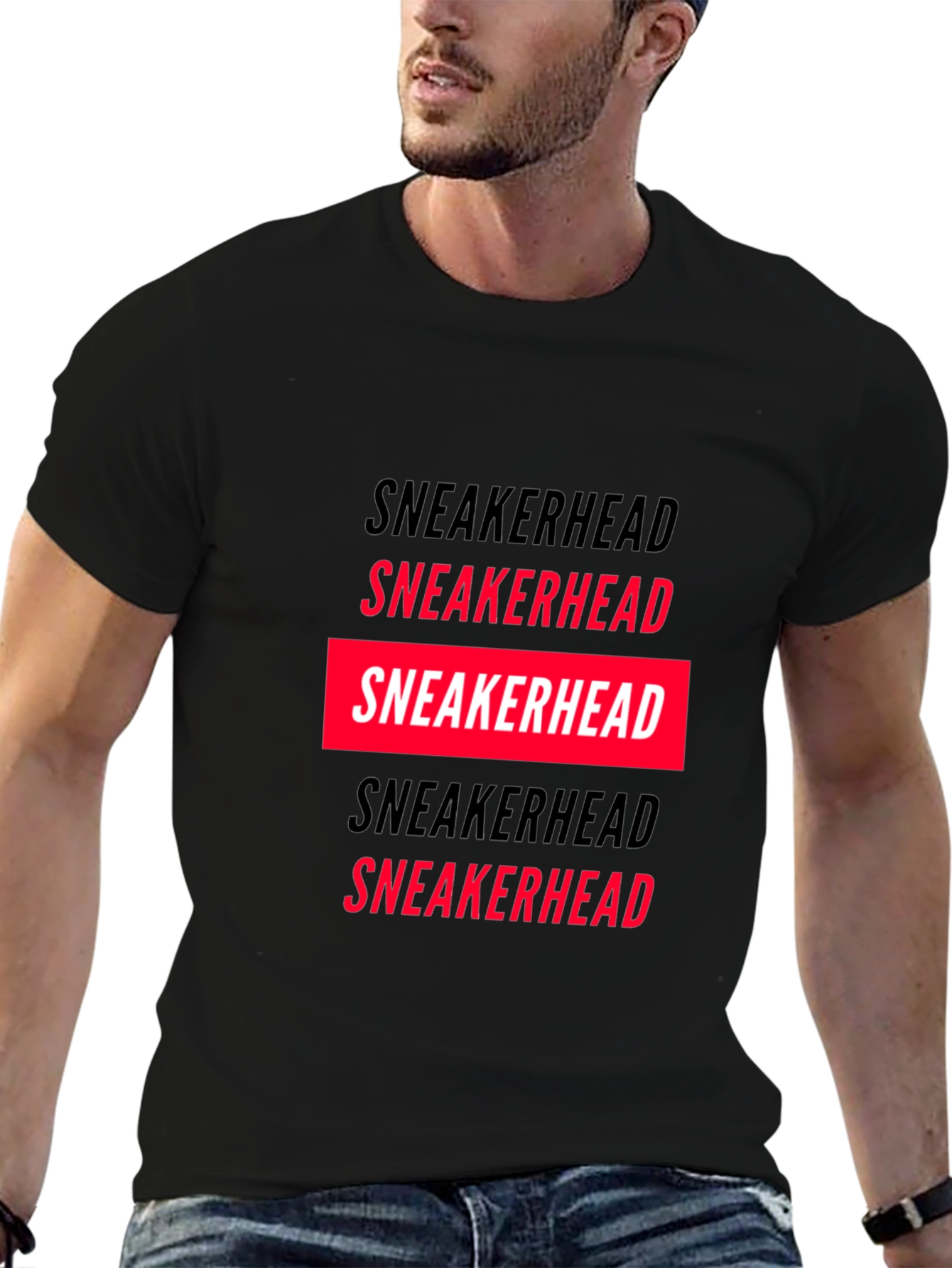 Sneakerhead Graphic Tee - Black - Stylish Casual Wear
