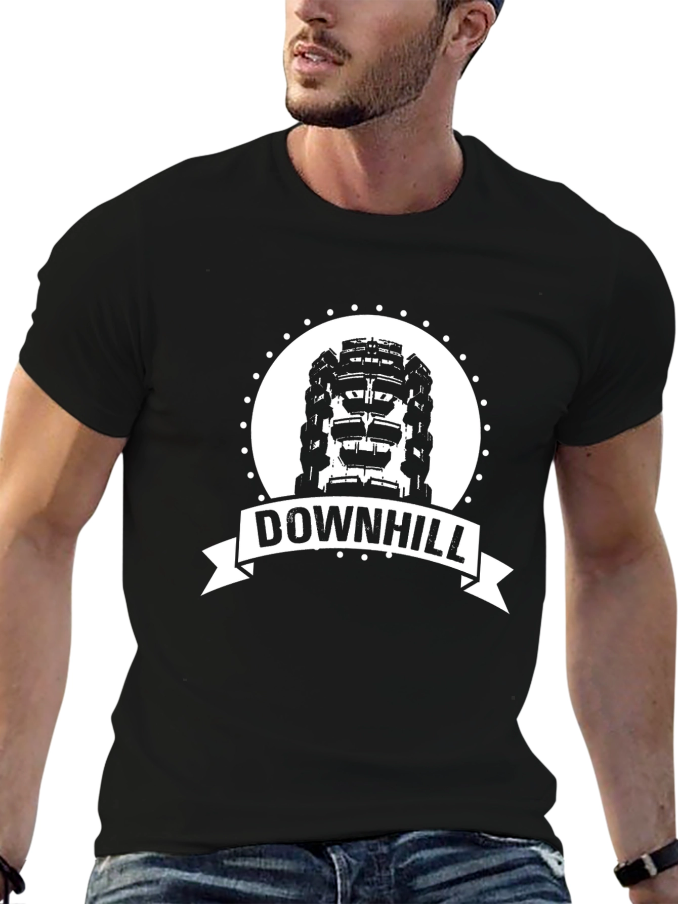 Downhill Ride T-Shirt - Black