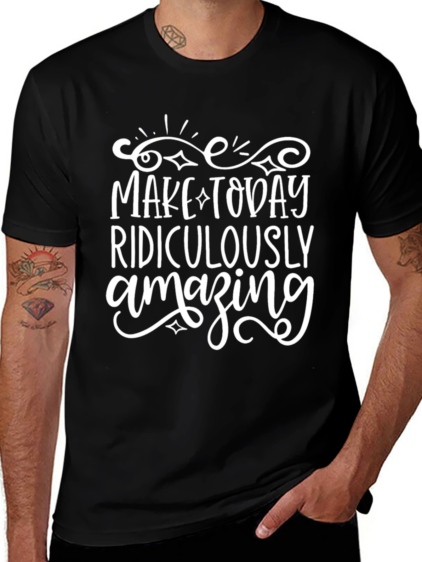 Ridiculously Amazing Black Graphic Tee