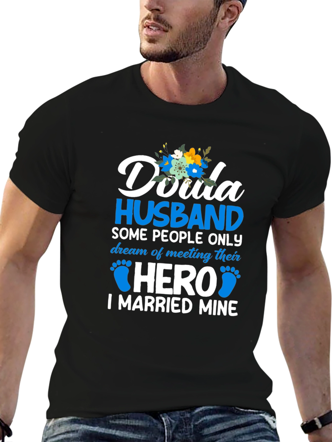 Doula Husband Hero T-Shirt