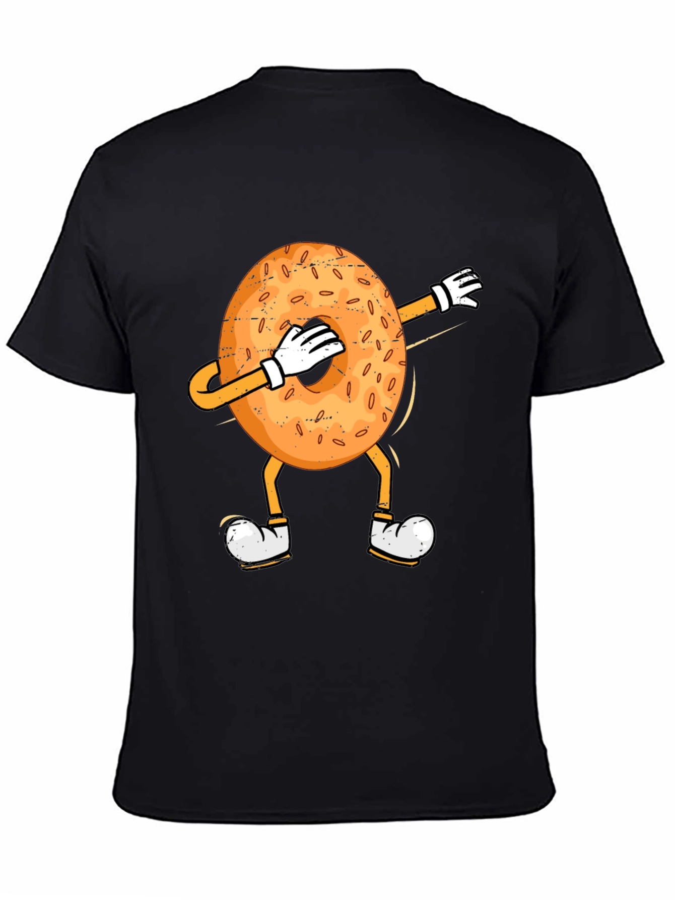 Dabbing Bagel Humor T-Shirt