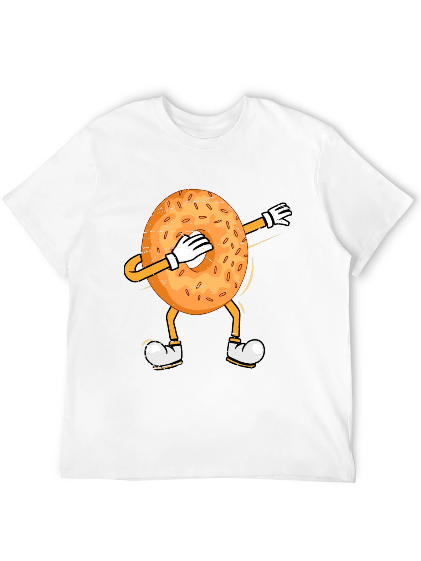 Dabbing Bagel Humor T-Shirt