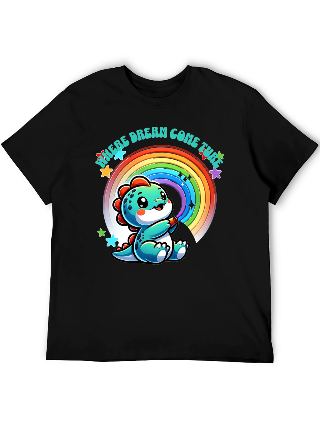 Cute Dinosaur Rainbow T-Shirt