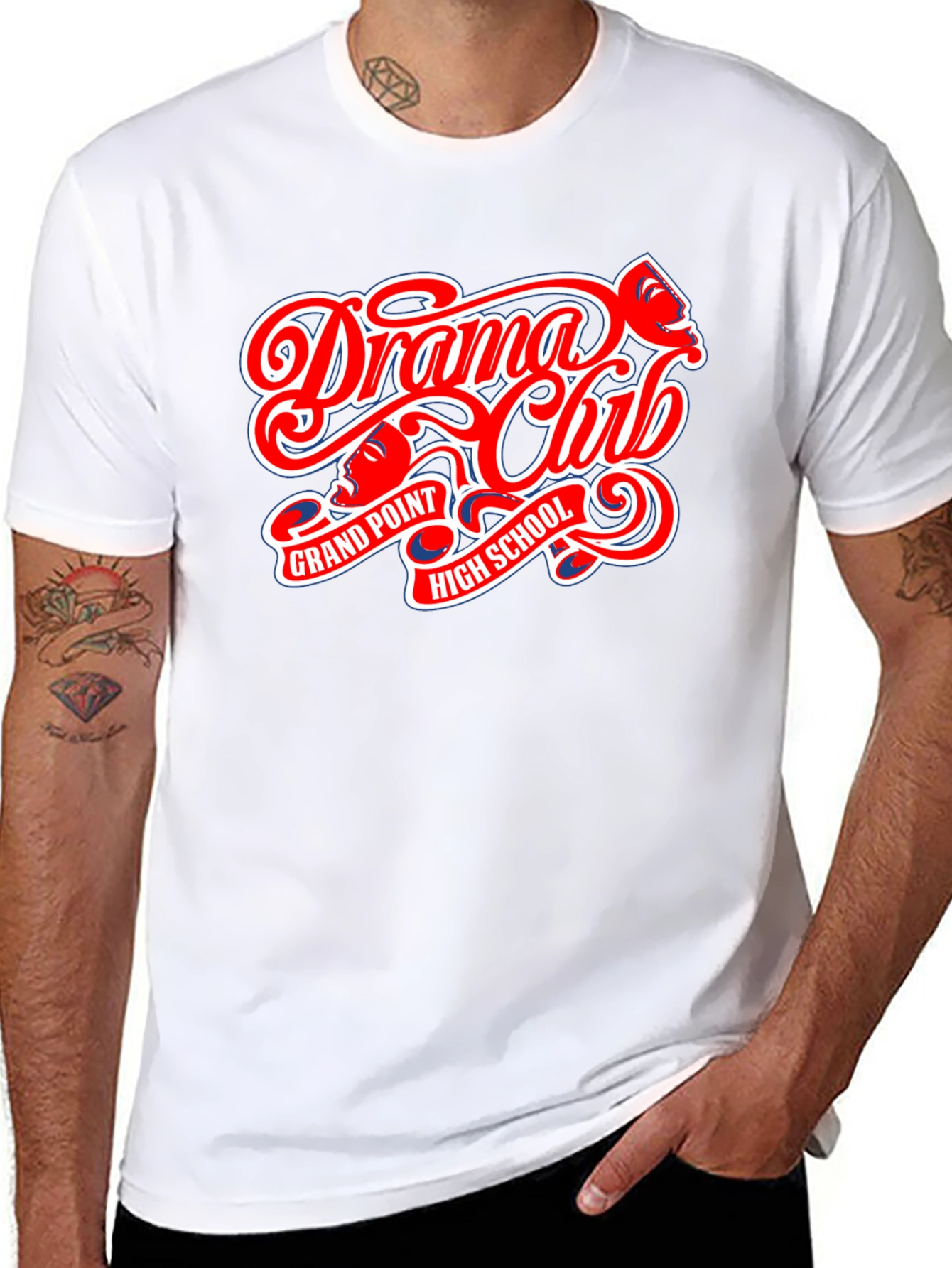 Drama Club High School Black T-Shirt