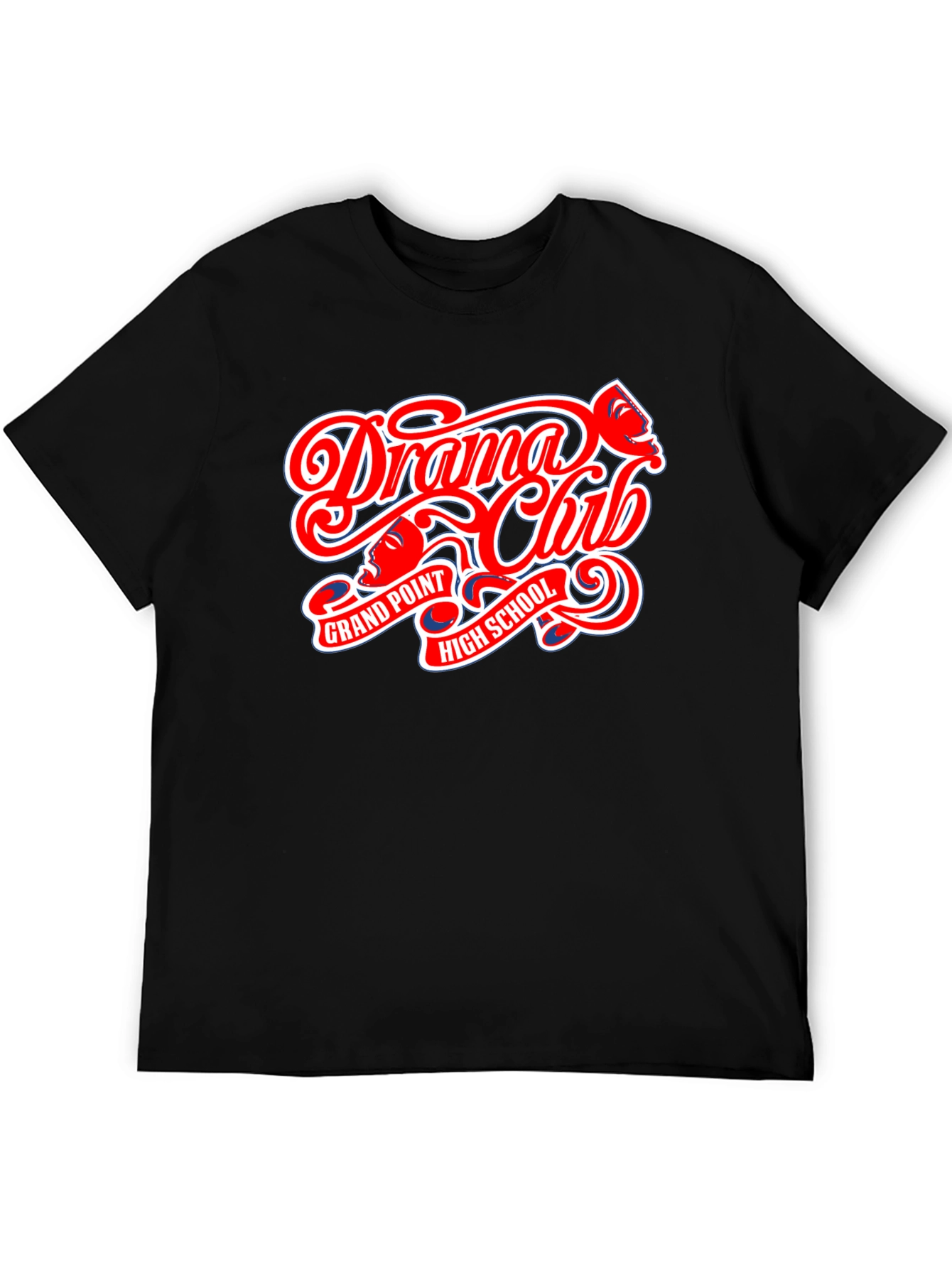 Drama Club High School Black T-Shirt