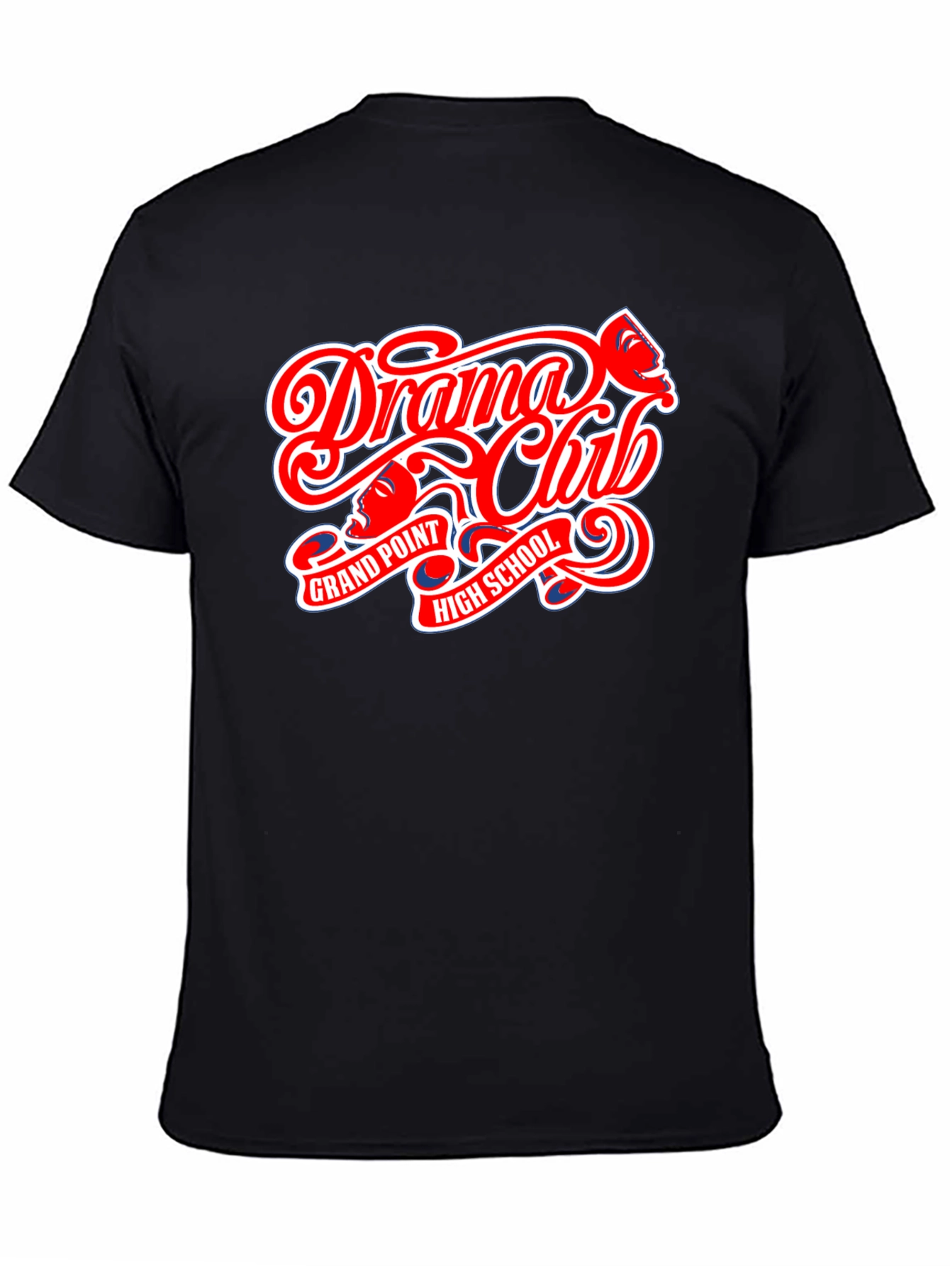 Drama Club High School Black T-Shirt