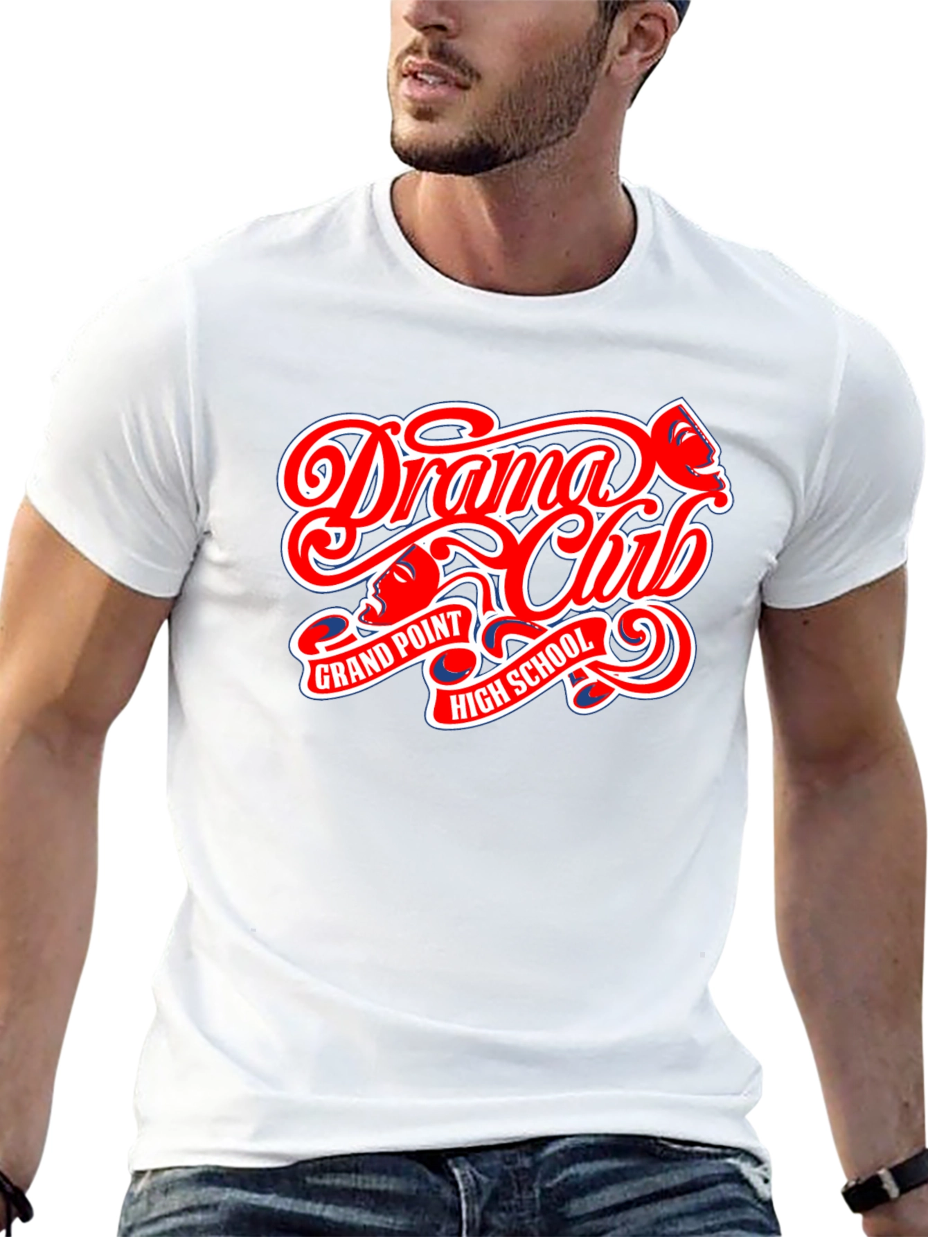 Drama Club High School Black T-Shirt