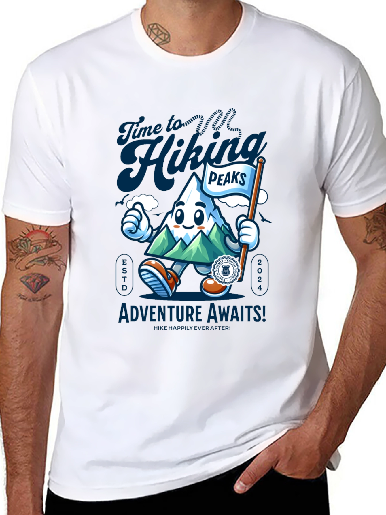 Hiking Peaks Adventure Awaits T-Shirt