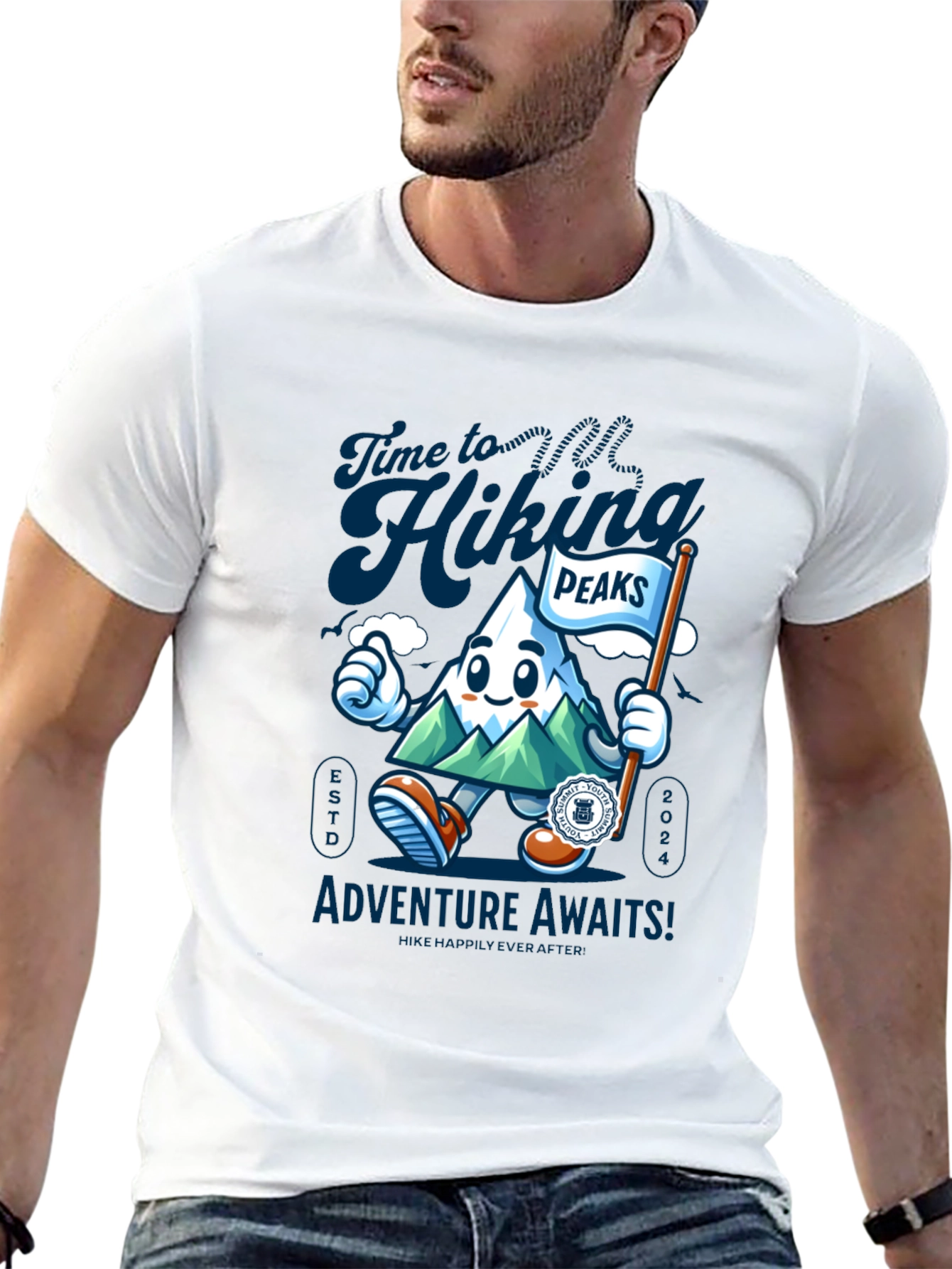 Hiking Peaks Adventure Awaits T-Shirt