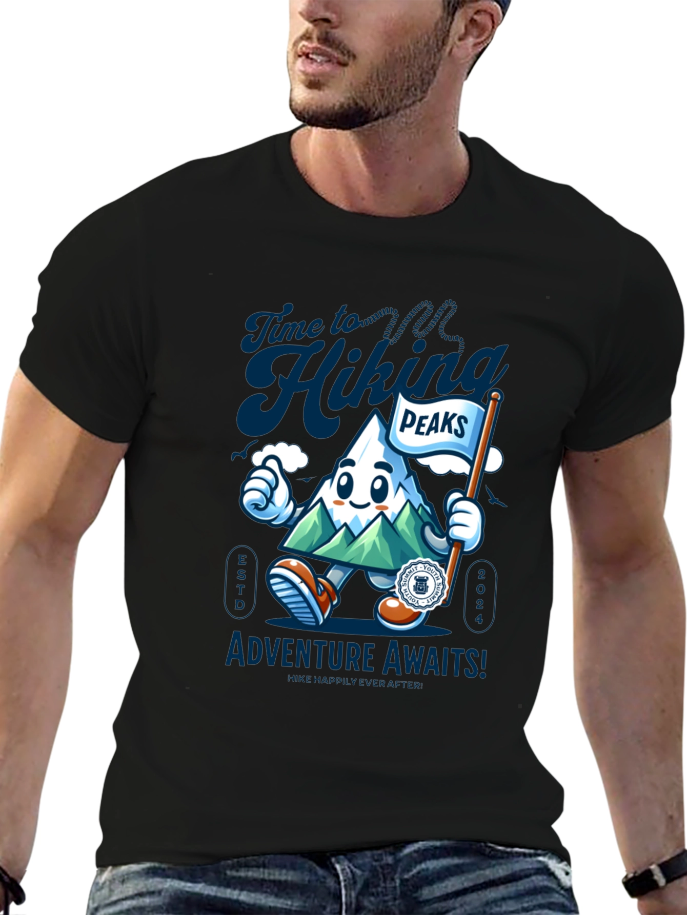 Hiking Peaks Adventure Awaits T-Shirt