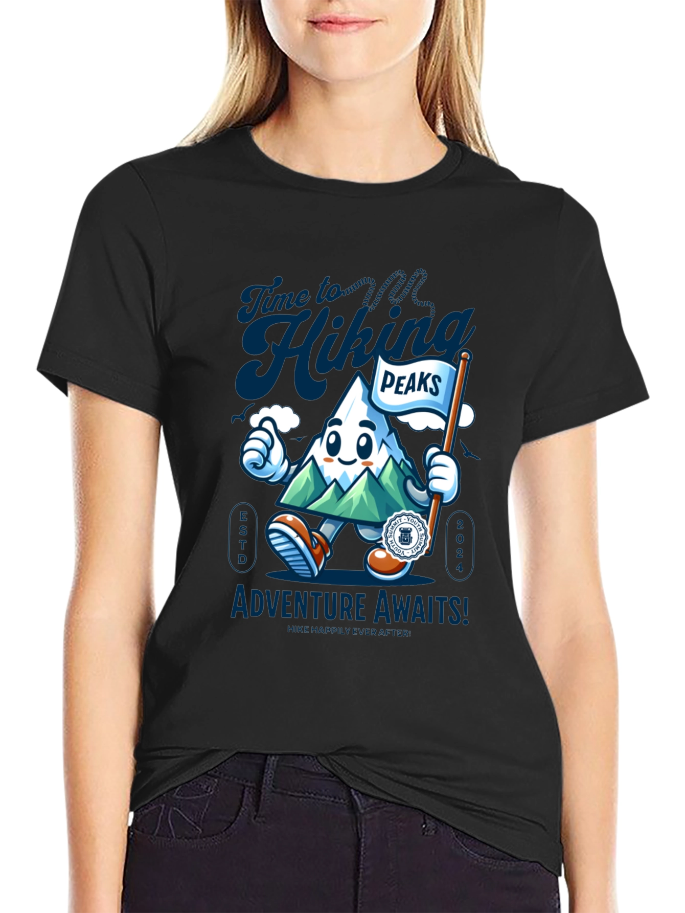 Hiking Peaks Adventure Awaits T-Shirt