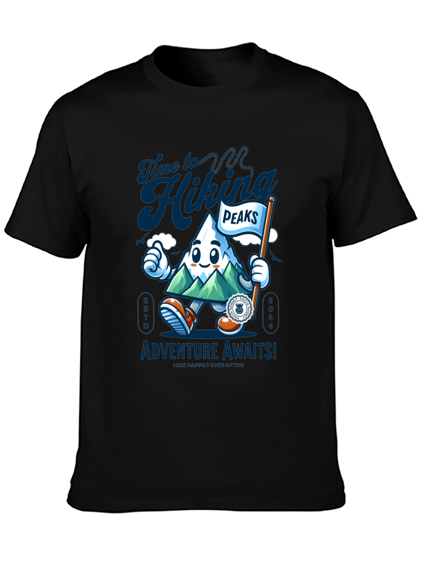 Hiking Peaks Adventure Awaits T-Shirt