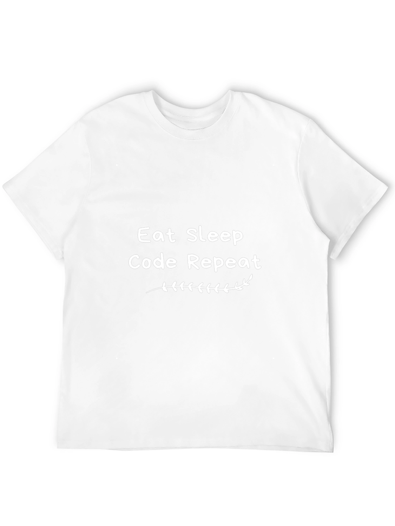 Eat Sleep Code Repeat Black T-Shirt - Programmer Tee