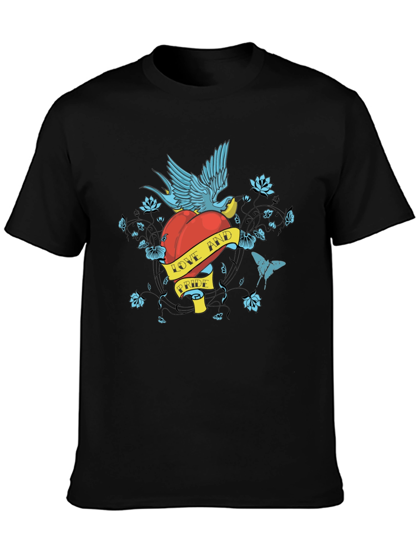 Love & Pride Graphic Tee - Black