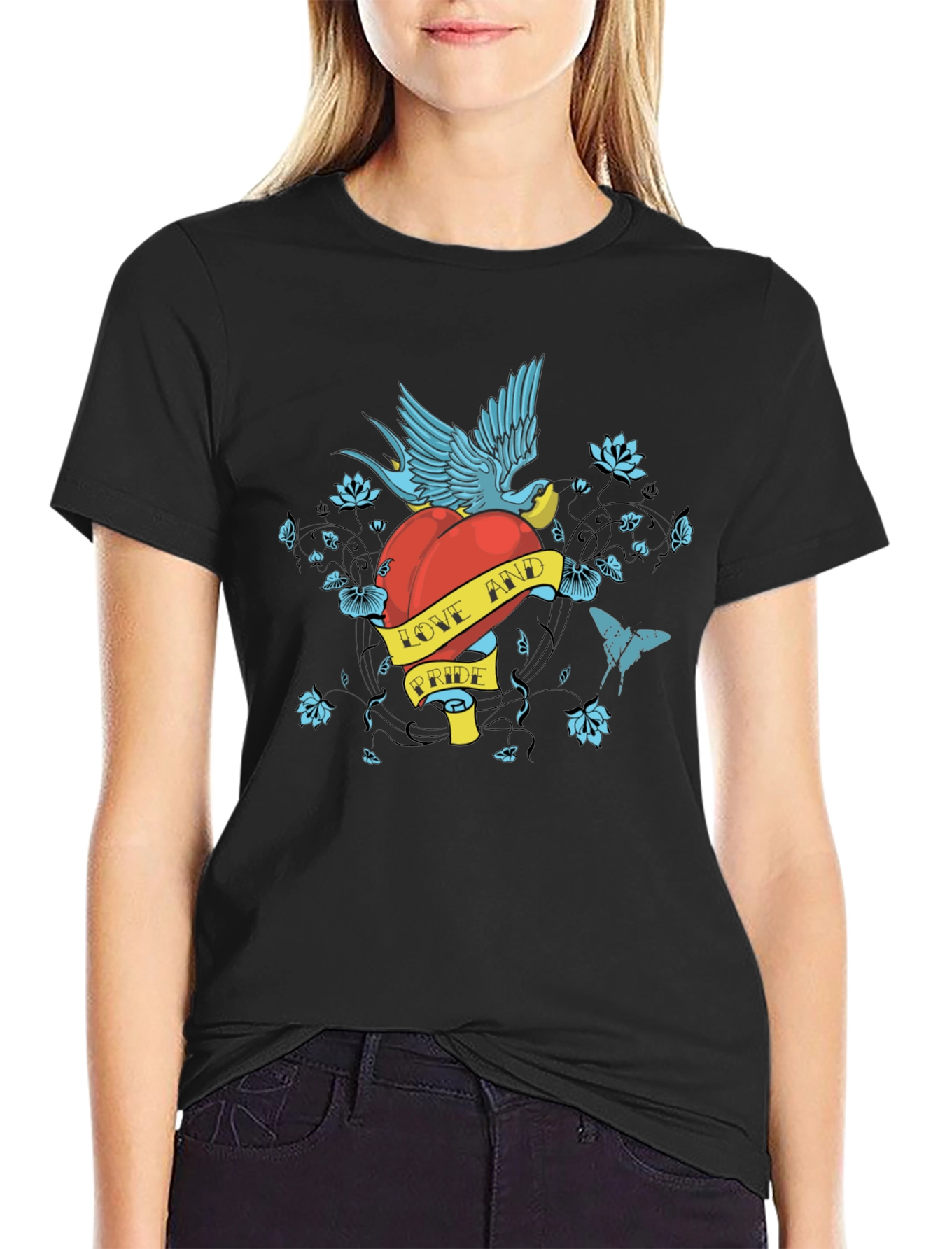 Love & Pride Graphic Tee - Black