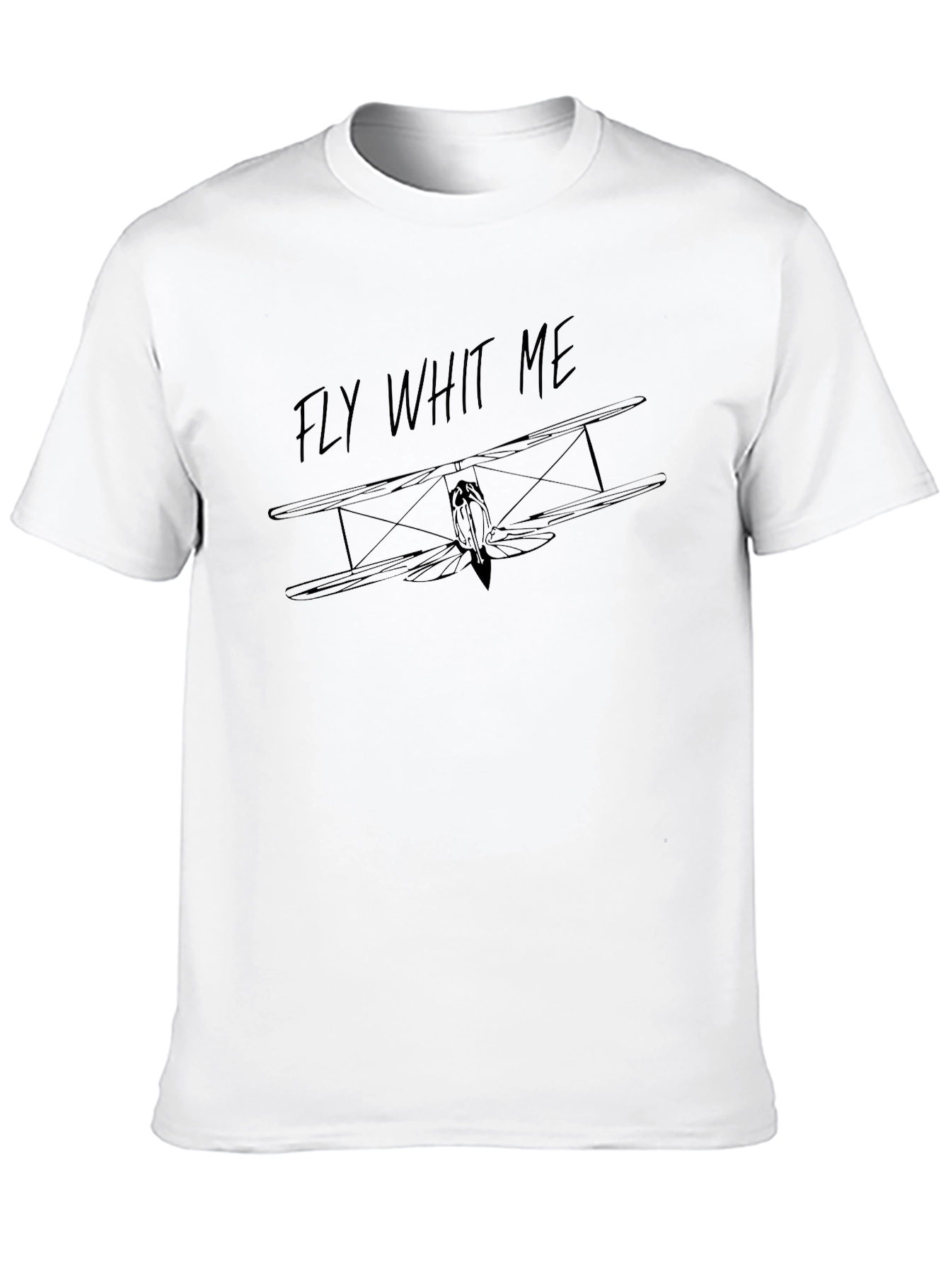 Fly Whit Me Airplane T-Shirt