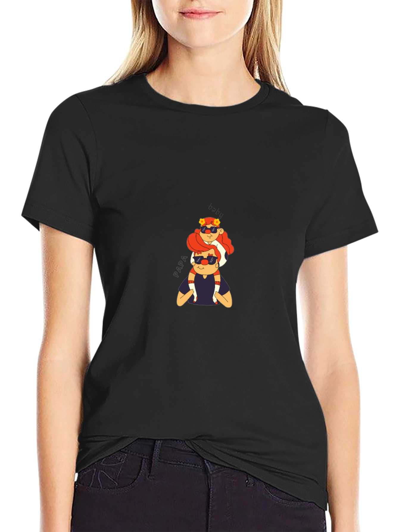 Cool Dad & Daughter Graphic Tee
