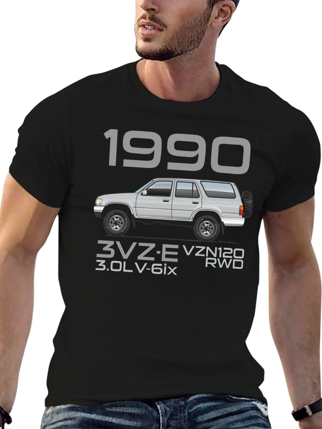 1990 4Runner Graphic Tee - Automotive Enthusiast Shirt