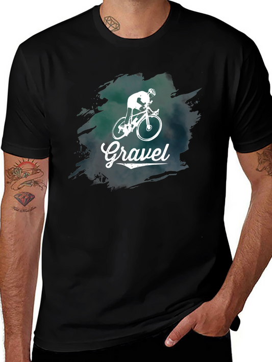 Gravel Cycling T-Shirt - Black