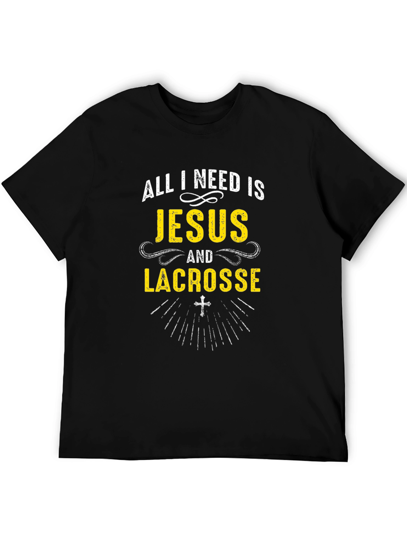Jesus and Lacrosse T-Shirt