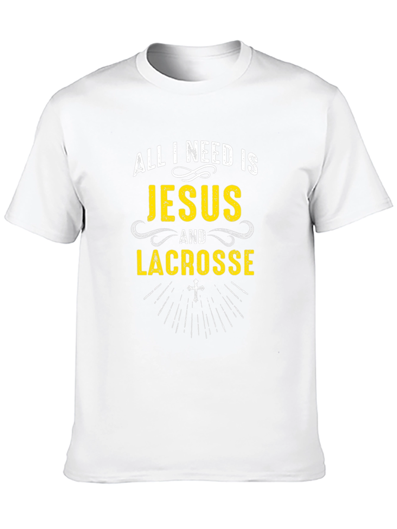 Jesus and Lacrosse T-Shirt