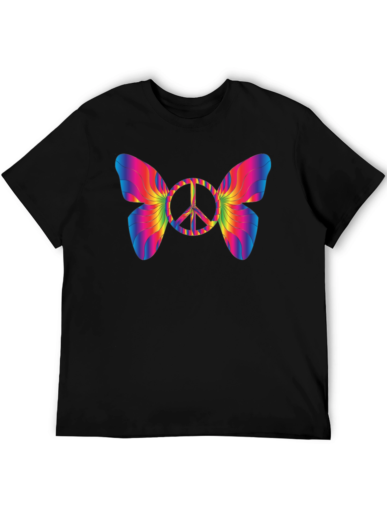 Peace Butterfly Graphic T-Shirt