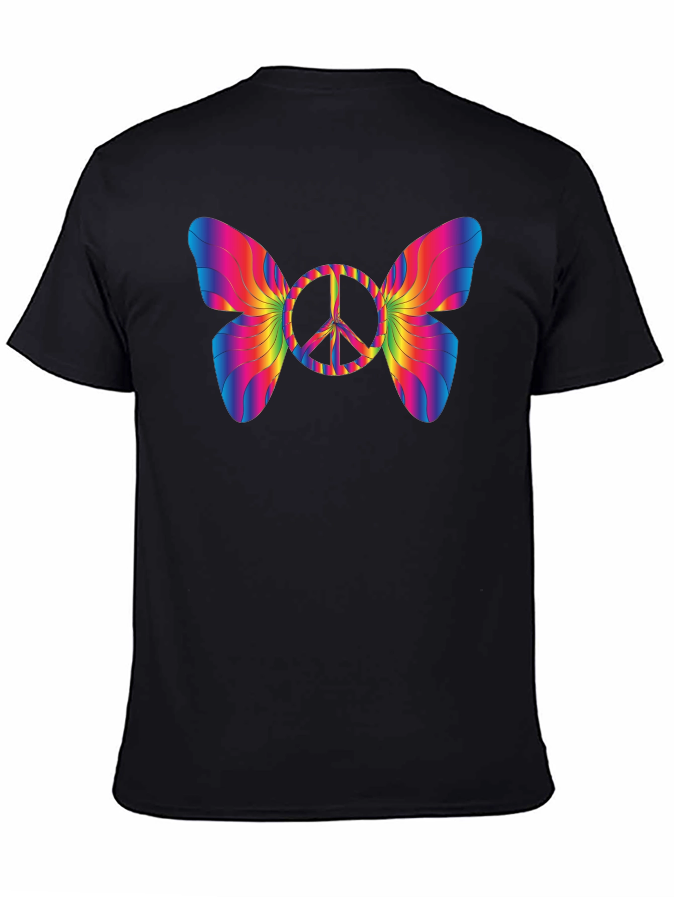 Peace Butterfly Graphic T-Shirt