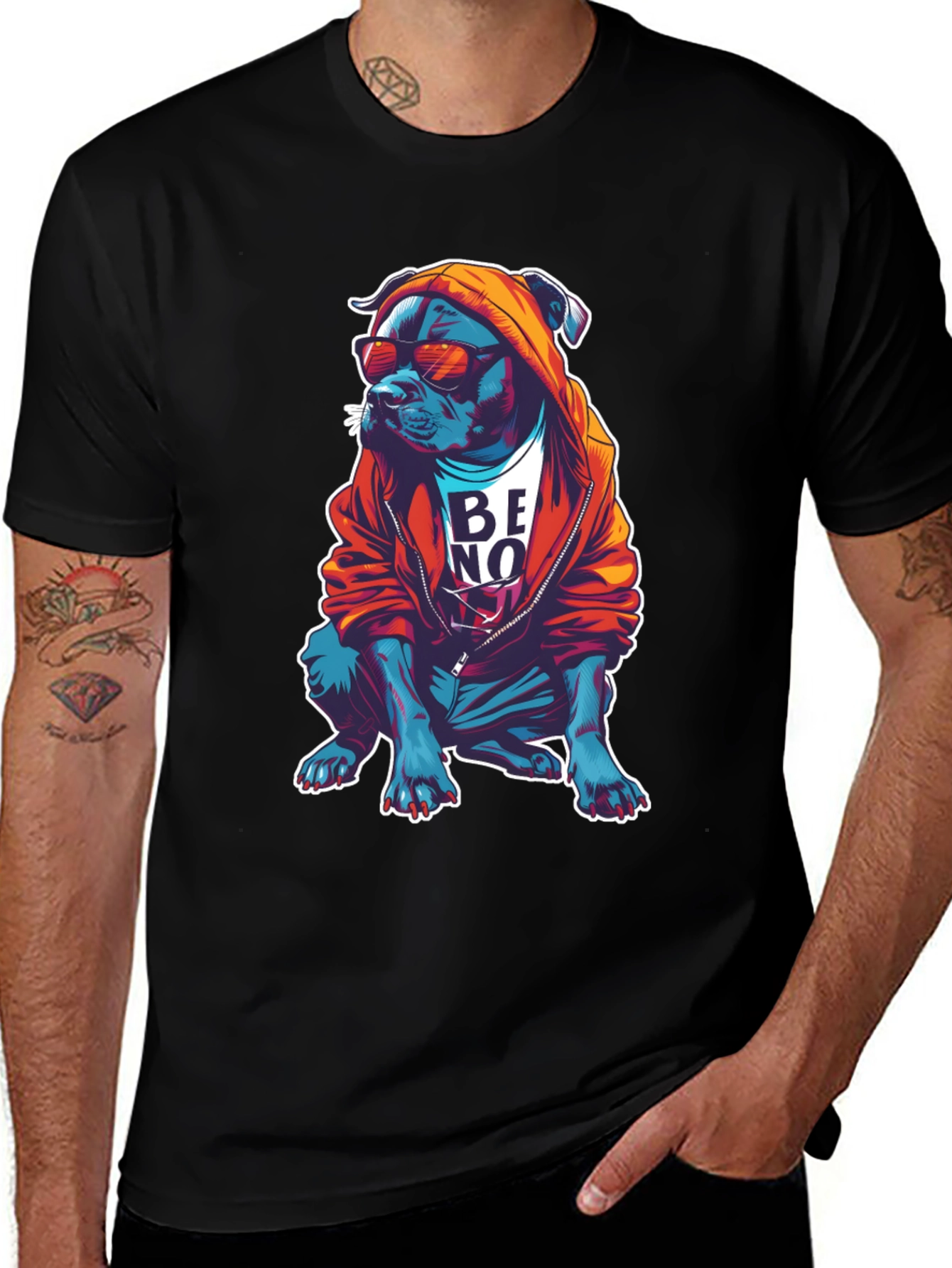 Cool Dog Graphic T-Shirt