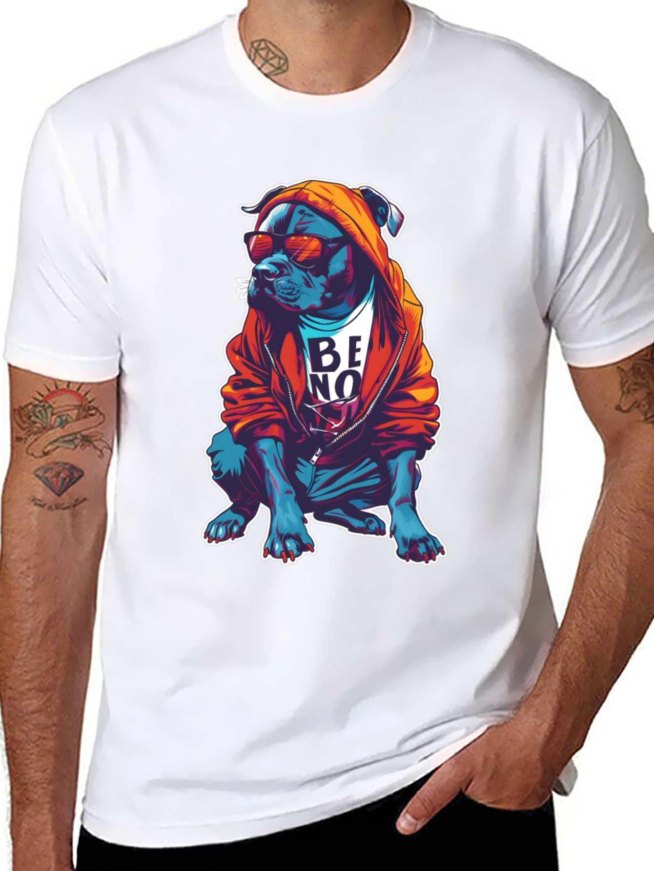 Cool Dog Graphic T-Shirt