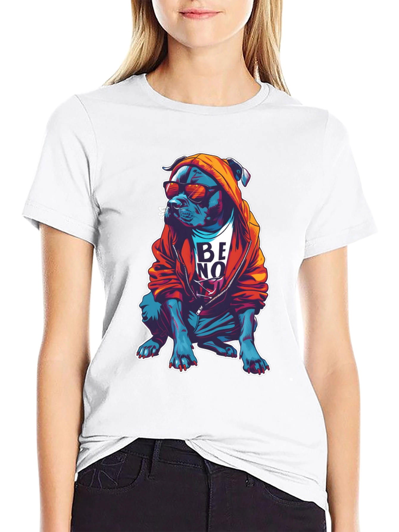 Cool Dog Graphic T-Shirt