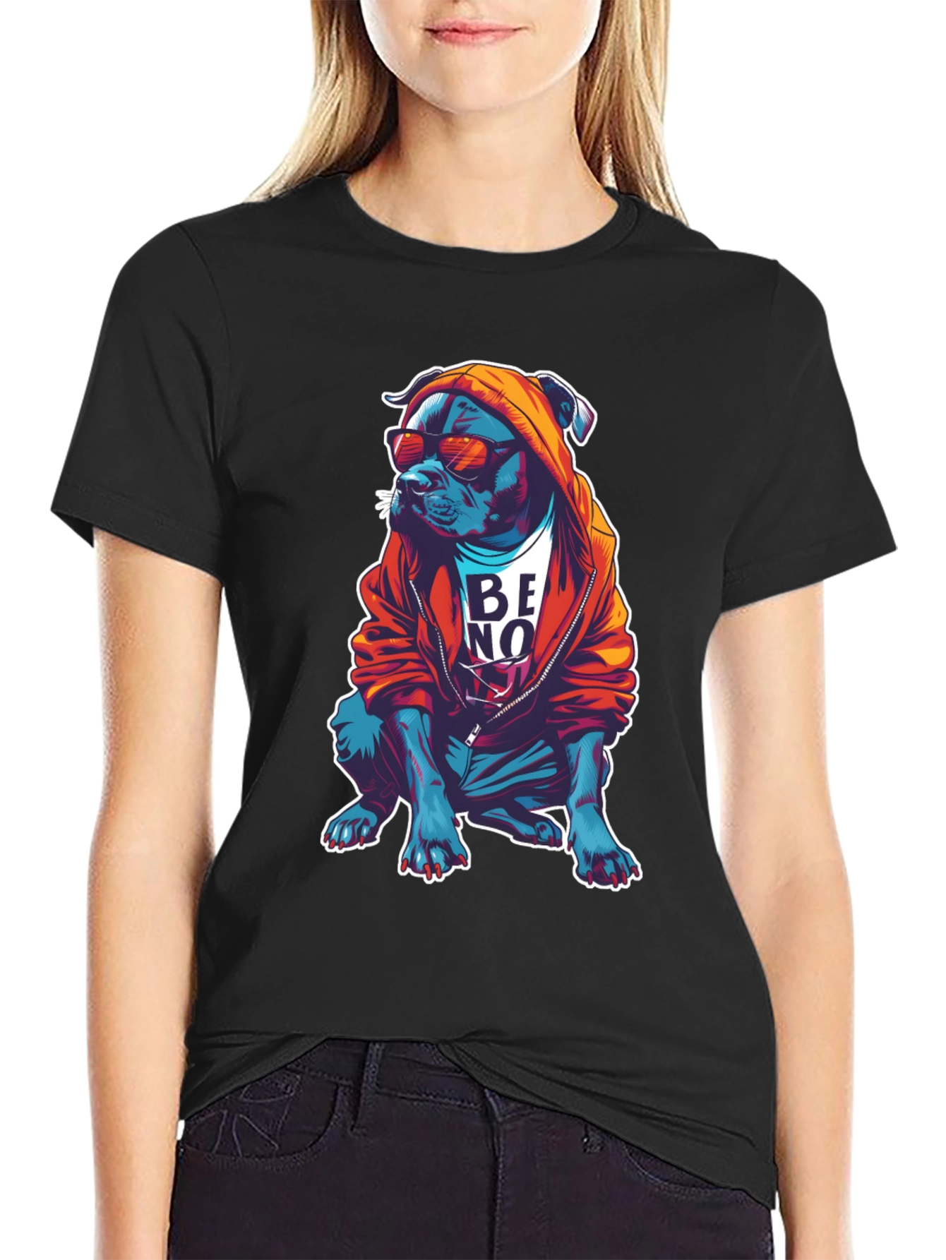 Cool Dog Graphic T-Shirt