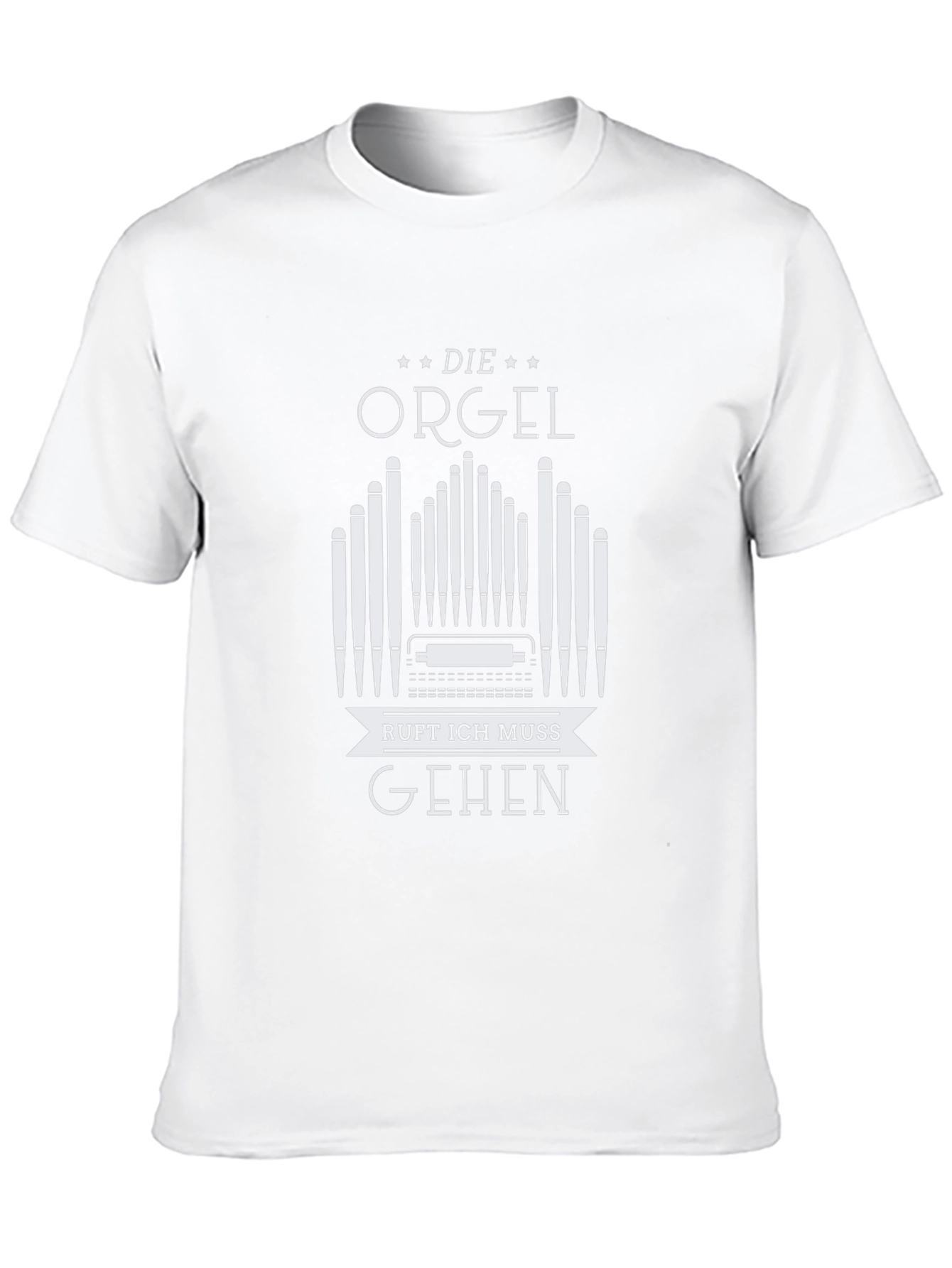 Die Orgel Ruft Ich Muss Gehen Black T-Shirt
