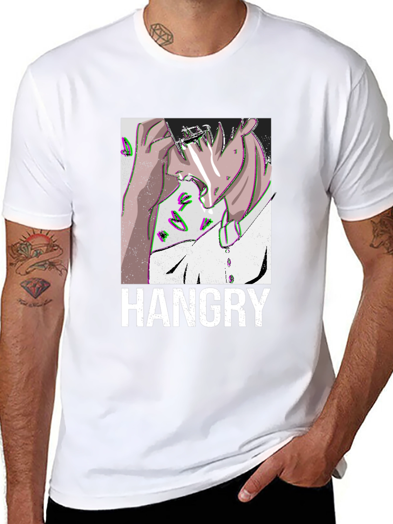 Hangry T-Shirt - Funny Graphic Tee