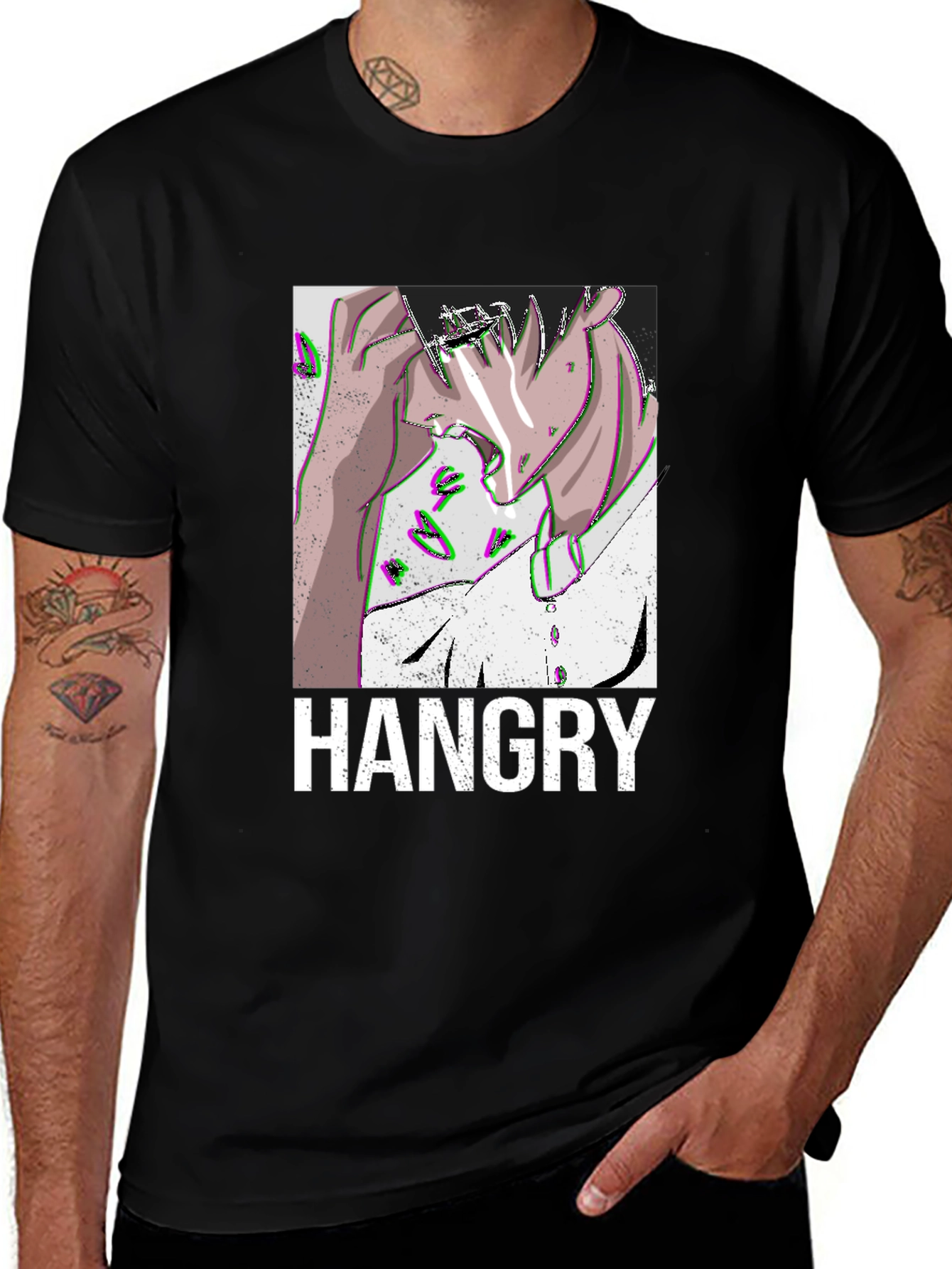 Hangry T-Shirt - Funny Graphic Tee