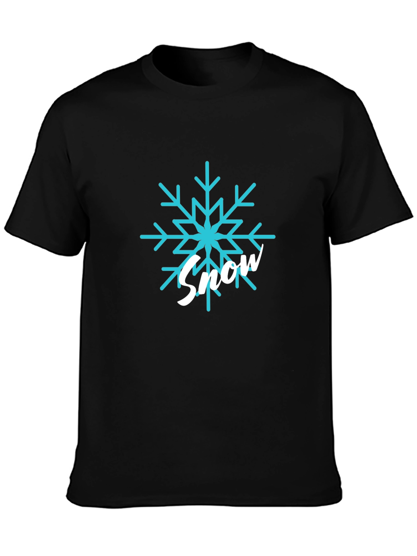 Snowflake Graphic Tee - Stylish Winter Shirt