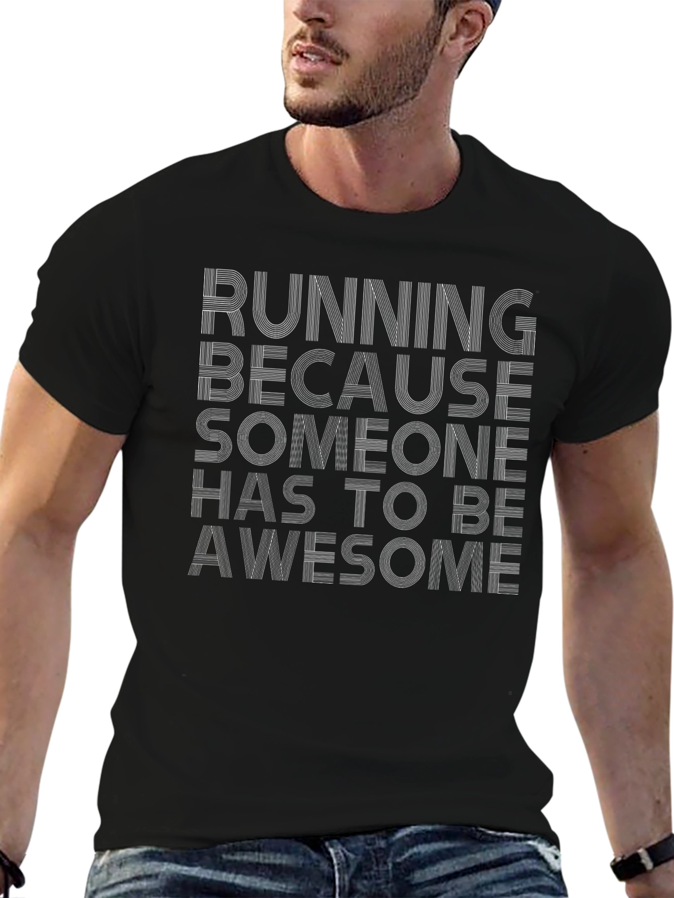 Running Because Awesome T-Shirt