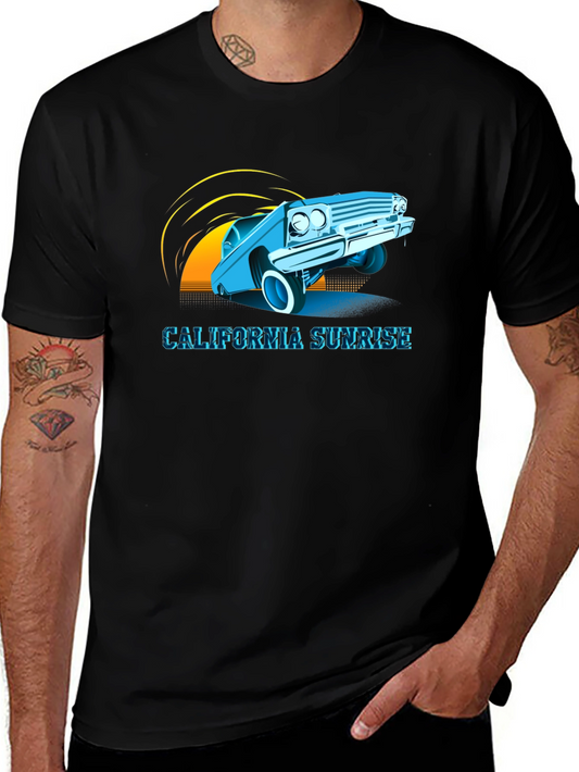 California Sunrise Car T-Shirt