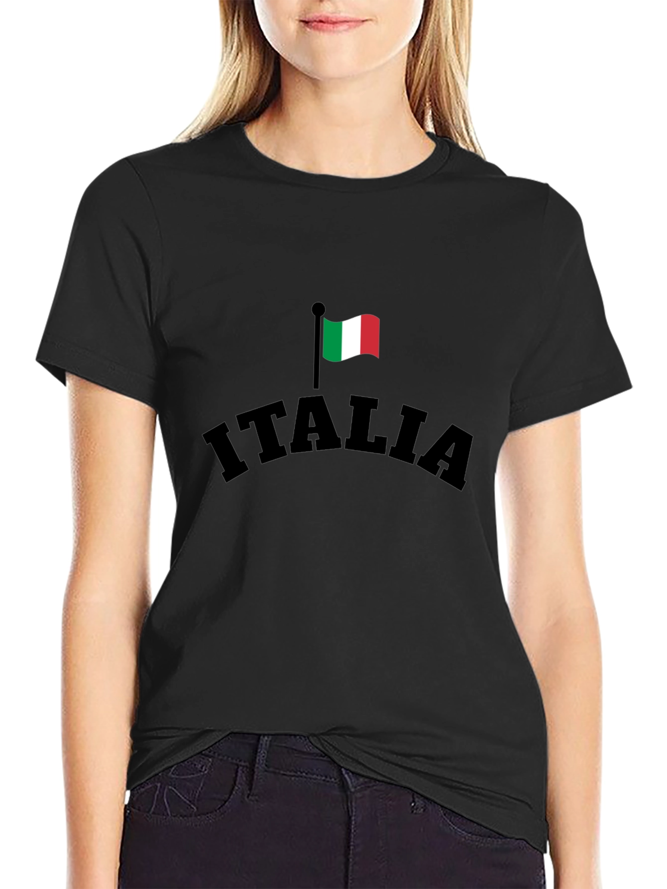 Italia Flag Graphic T-Shirt - Stylish Italian Pride Tee