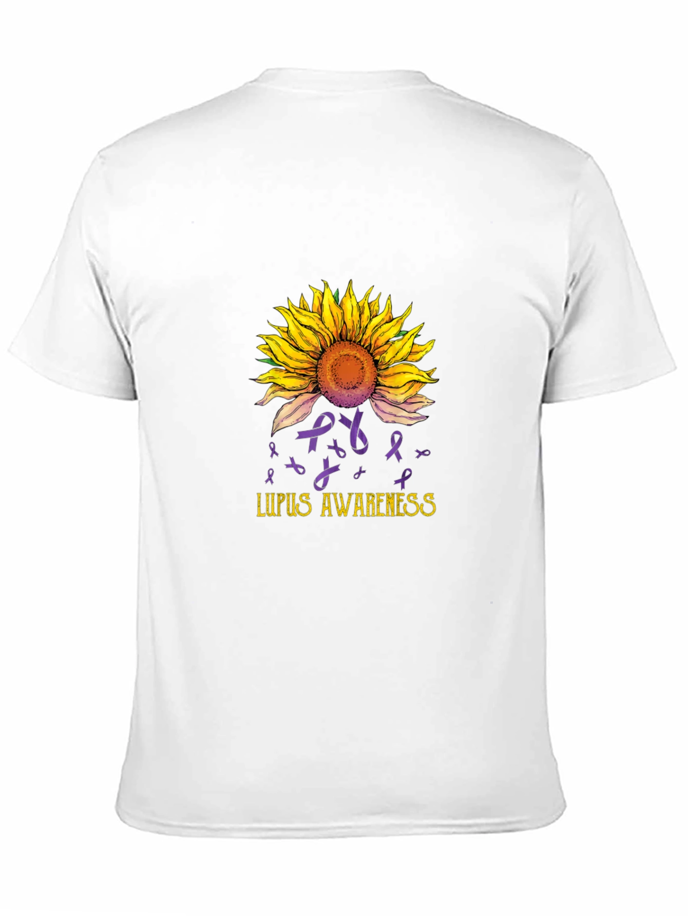 Lupus Awareness Sunflower Graphic Tee