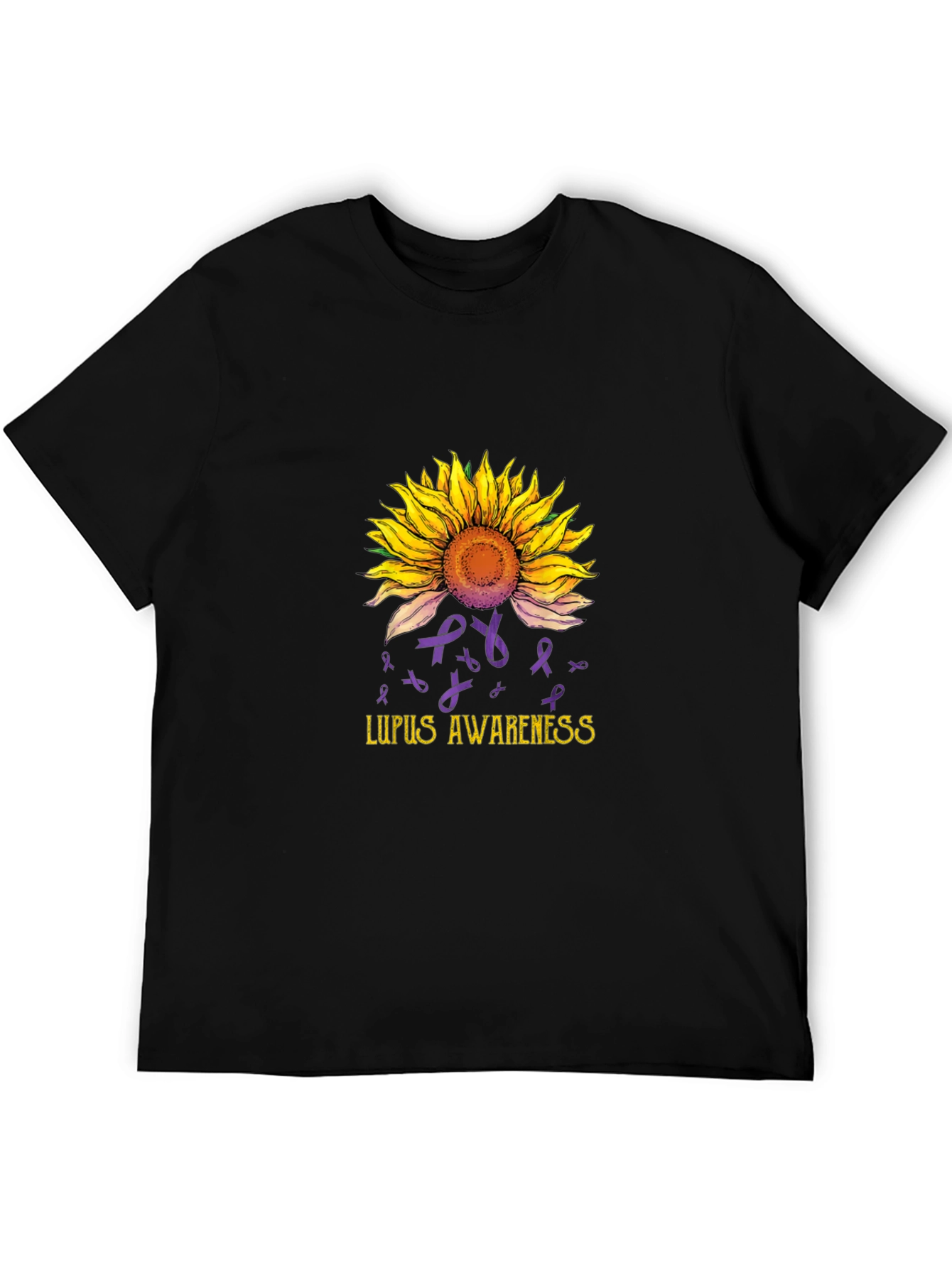 Lupus Awareness Sunflower Graphic Tee