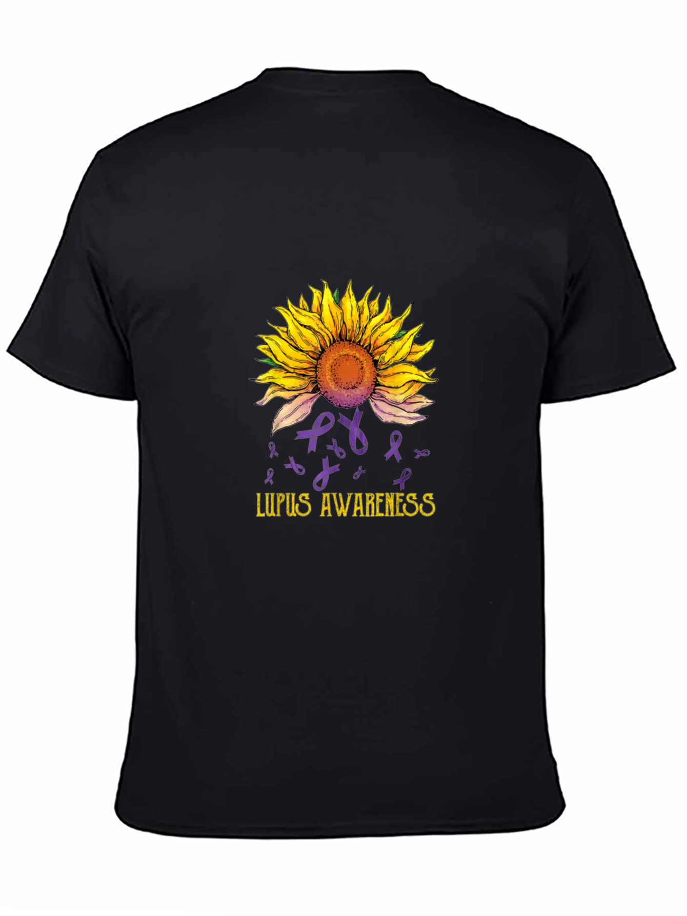 Lupus Awareness Sunflower Graphic Tee