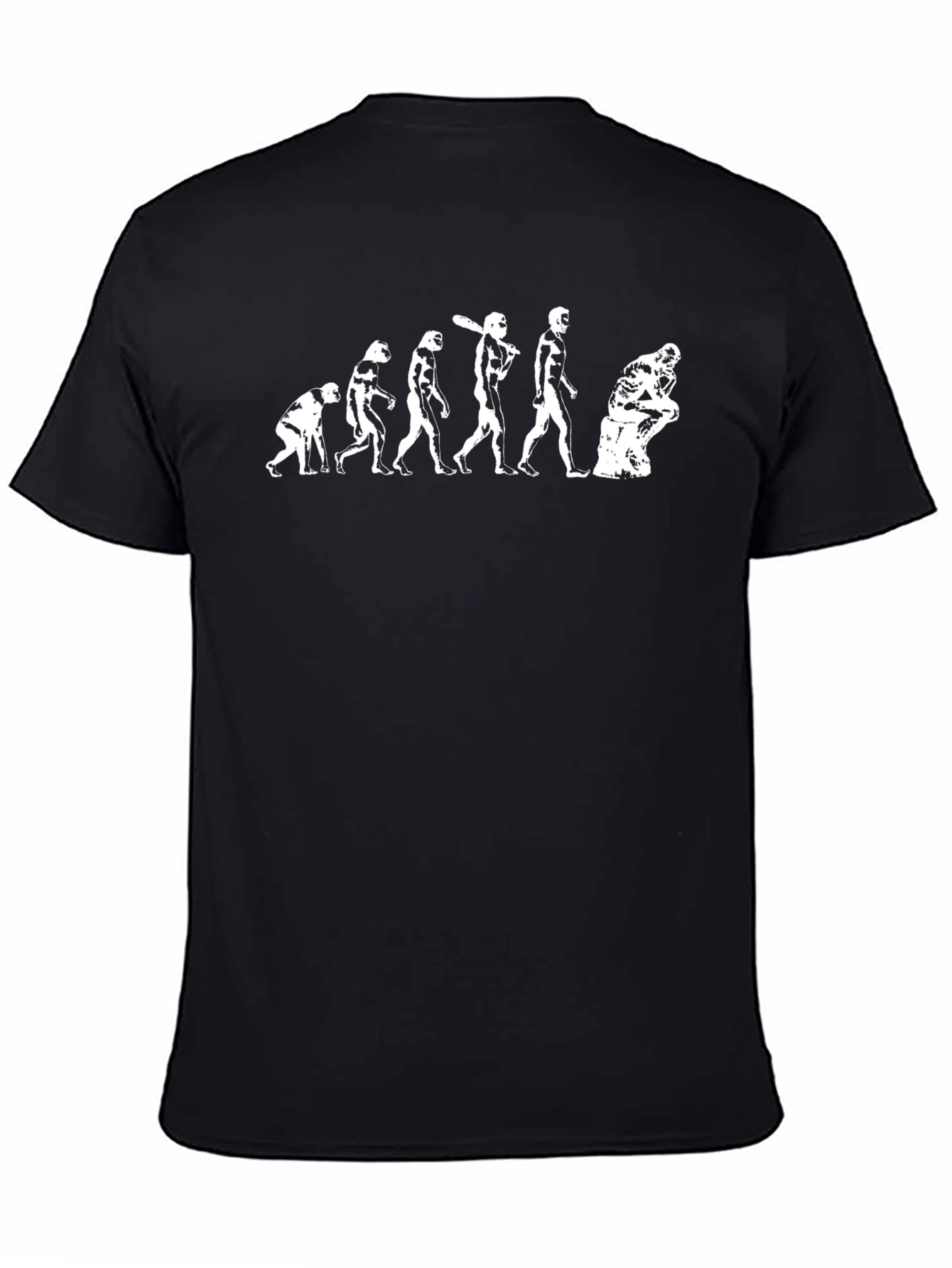 Evolution of Thought T-Shirt - Black Cotton Tee